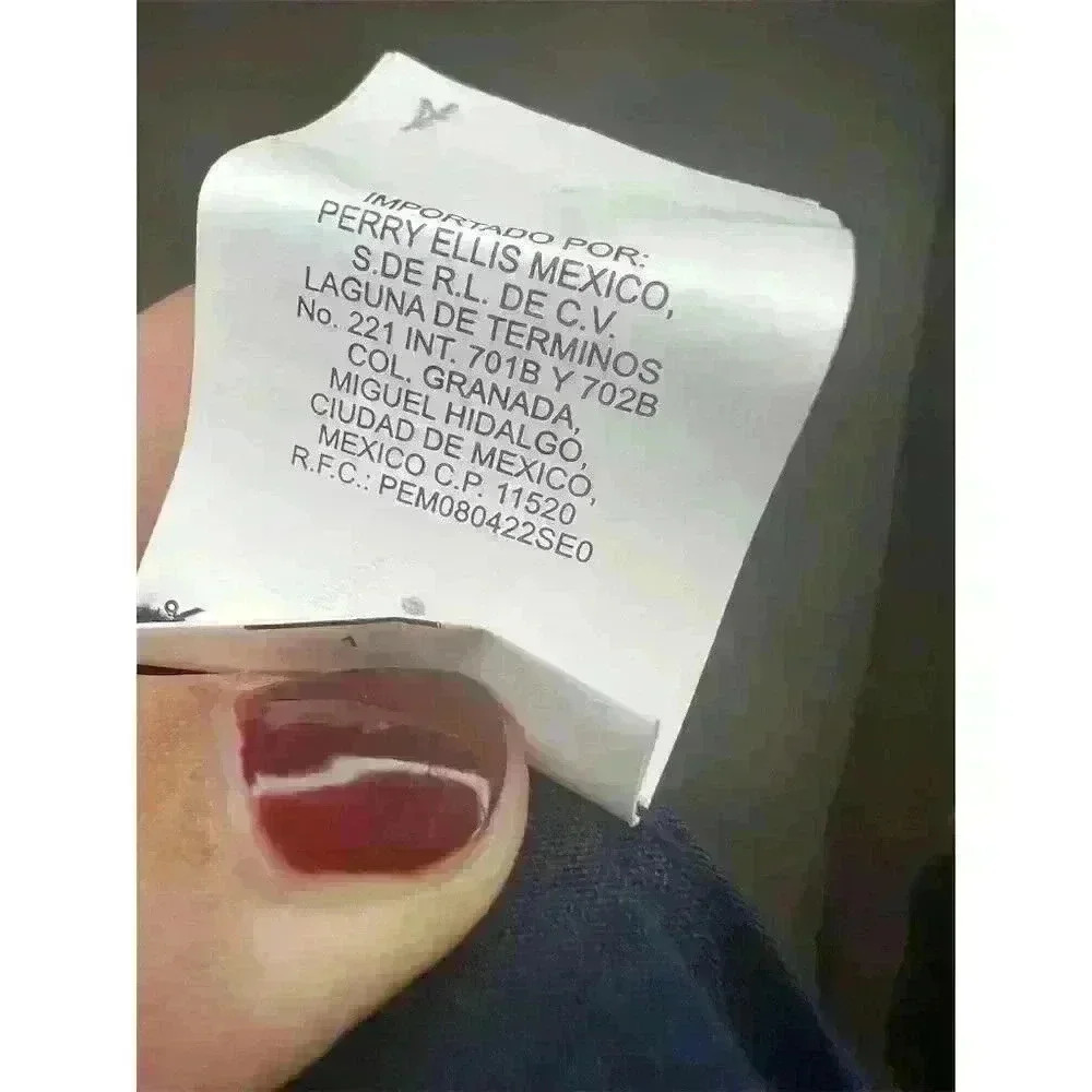 Perry Ellis Portfolio Men's Slim Fit Black Dress Pants Size 36x32 - Picture 15 of 15